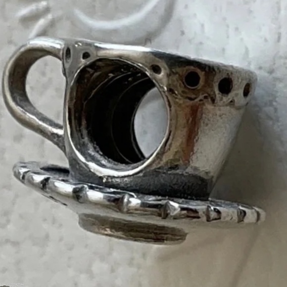Pandora Silver Teacup Charm Bracelet - Picture 2 of 4